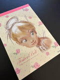 Disney Vintage Tinker Bell Rare Large Memo Pad