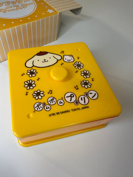 Sanrio 1998 Vintage Pompompurin Rare Plastic Box