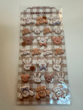 Mind Wave Animal Sweets Factory Puffy Sticker Sheet