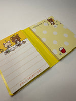 San-x 2004 Vintage Rilakkuma Rare Fold Out Mini Memo Pad