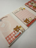 San-x 2012 Rilakkuma Rare Fold Out Mini Memo Pad