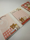 San-x 2012 Rilakkuma Rare Fold Out Mini Memo Pad