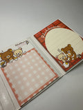 San-x 2012 Rilakkuma Rare Fold Out Mini Memo Pad