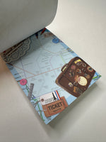Kamio Vintage Travel Memories Rare Mini Memo Pad