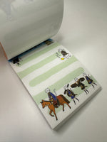 Crux Vintage Samurai Cat Rare Mini Memo Pad