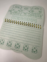 Sanrio 1997 Vintage Keroppi Rare Small Spiral Notebook
