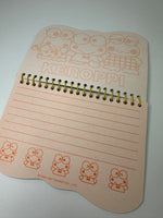 Sanrio 1997 Vintage Keroppi Rare Small Spiral Notebook