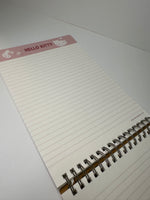 Sanrio 2001 Vintage Hello Kitty Rare Large Spiral Notebook