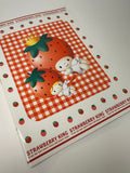 Sanrio 1998 Vintage Strawberry King Rare Large Notebook