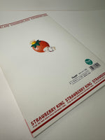 Sanrio 1998 Vintage Strawberry King Rare Large Notebook