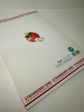 Sanrio 1998 Vintage Strawberry King Rare Large Notebook