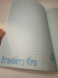 Sanrio 1998 Vintage Strawberry King Rare Large Notebook