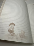 San-x 1987 Vintage Tom & Philip Mushroom Field Rare Large Notebook