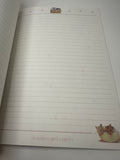 San-x 1999 Vintage Ham Ham Chan Rare Large Notebook