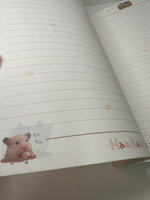 San-x 1999 Vintage Ham Ham Chan Rare Large Notebook