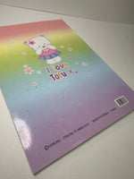 Vintage I Love Tofu Rare Korean Large Notebook