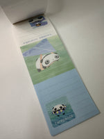 San-x 2000 Vintage Tarepanda Rare Long Memo Pad