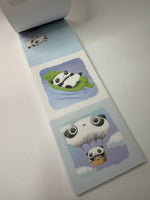 San-x 2000 Vintage Tarepanda Rare Long Memo Pad