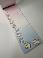 San-x 2001 Vintage Nyan Nyan Nyanko Rare Long Memo Pad