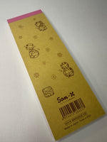 San-x 2001 Vintage Nyan Nyan Nyanko Rare Long Memo Pad