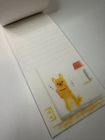 San-x 1998 Vintage Puppy Rare Long Memo Pad