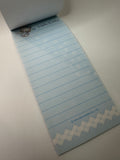 Sanrio 2000 Vintage Hello Kitty Blue Angel Rare Long Memo Pad