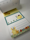 Sanrio 2000 Vintage Pompompurin Rare Long Memo Pad