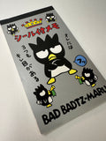 Sanrio 1995 Vintage Badtz-Maru Rare Long Memo Pad