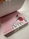 Gakken Vintage Humpty Dumpty Rare Thick Block Memo