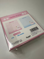 Sanrio 1999 Vintage Hello Kitty Rare Memo Pad In Case