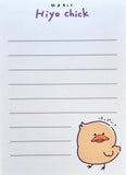 Crux Hiyo Chick Mini Memo Pad