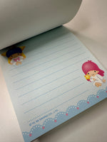 Sanrio 1999 Vintage Little Twin Stars Rare Square Memo Pad