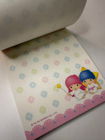 Sanrio 1999 Vintage Little Twin Stars Rare Square Memo Pad