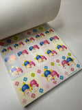Sanrio 1999 Vintage Little Twin Stars Rare Square Memo Pad