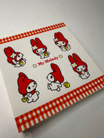 Sanrio 1997 Vintage My Melody Rare Square Fax Memo Pad
