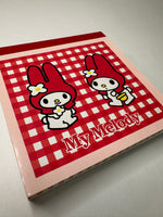 Sanrio 1997 Vintage My Melody Rare Square Memo Pad