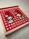 Sanrio 1997 Vintage My Melody Rare Square Memo Pad