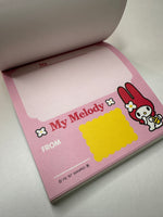 Sanrio 1997 Vintage My Melody Rare Square Memo Pad