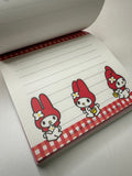 Sanrio 1997 Vintage My Melody Rare Square Memo Pad