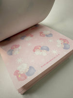Sanrio 1998 Vintage Little Twin Stars Rare Square Memo Pad
