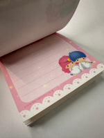 Sanrio 1998 Vintage Little Twin Stars Rare Square Memo Pad