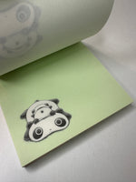San-x 1999 Vintage Tarepanda Rare Square Memo Pad