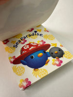 San-x 1999 Vintage Sea Paradise Rare Mini Memo Pad