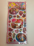 Kamio Vintage Magical Candy Rare 3D Extra Puffy Sticker Sheet