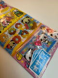 Pool Cool Vintage Panda Doughtnut Rare 3D Sticker Sheet