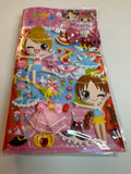 Pool Cool Vintage Kawaii Girls Rare 3D 3-Sheet Sticker Sheet