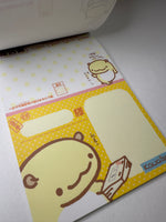 San-x 2008 Vintage Kawai-San Otter Rare Large Memo Pad