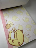 San-x 2008 Vintage Kawai-San Otter Rare Large Memo Pad