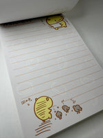 San-x 2008 Vintage Kawai-San Otter Rare Large Memo Pad