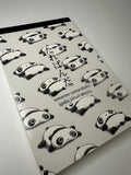 San-x 1998 Vintage Tarepanda Rare Large Memo Pad